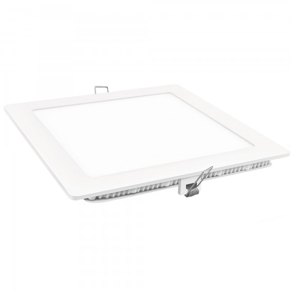 Downlight led cuadrado blanco 15w.cal.