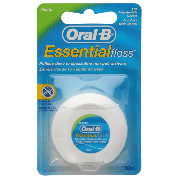 Oral-B Essential Floss Seda Dental con Cera 50m