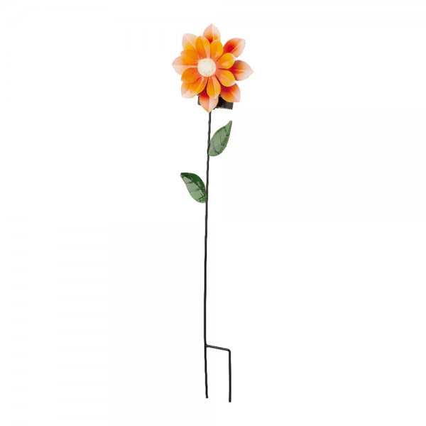 Baliza solar forma de flor colores surtidos 11 x 6 x 49,5 cm