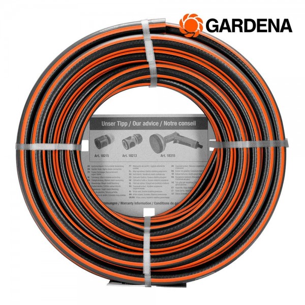 Manguera de riego flex ø19 mm, ¾ pulg, 25 m