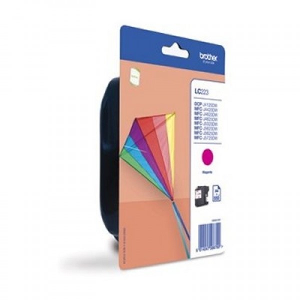 Brother cartucho lc223mbp magenta