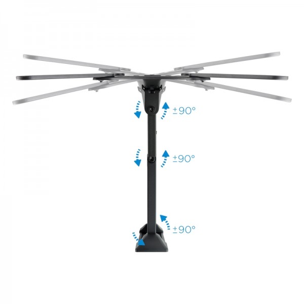 Tooq lp6055tn-b soporte tv incl/gira 23"-55" 3piv