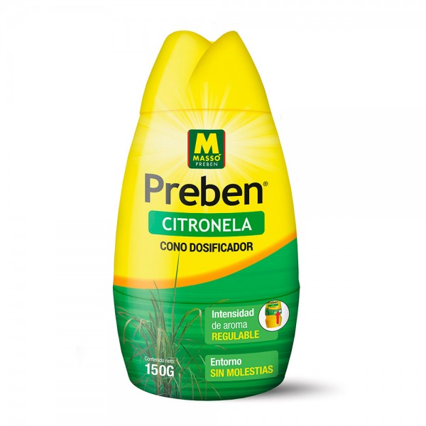 Gel con citronela formato cono dosificador 150 g