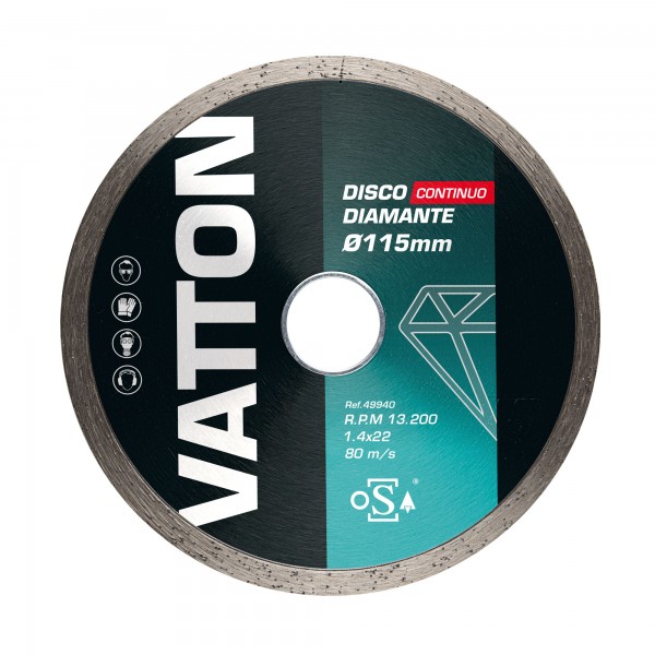 Disco osa diamante continuo 115mm