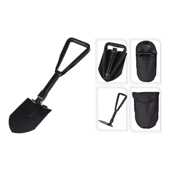 Pala plegable de metal 60 cm