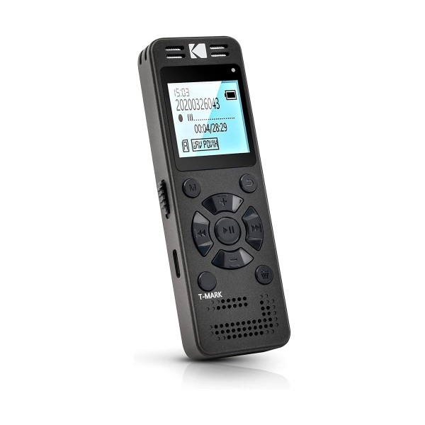 Kodak vrc350 black / grabadora de voz digital 8gb