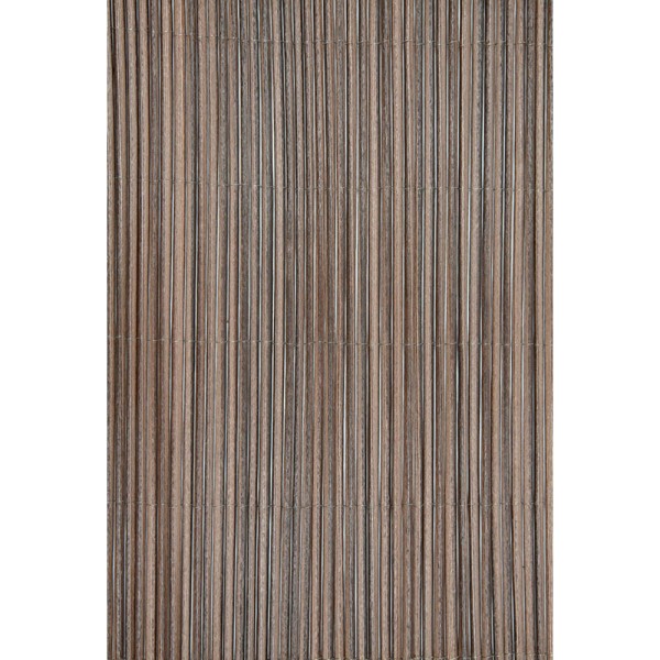 Cañizo sintético fency wick marrón oscuro 1 x 3 m (pack 2 unidades)
