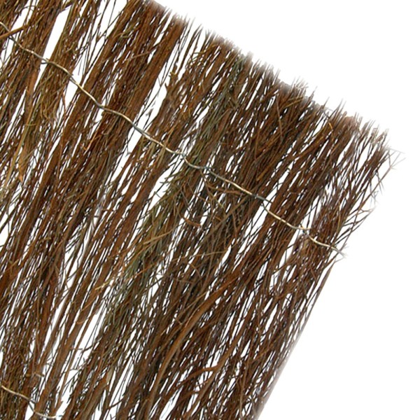 Brezo natural marrón oscuro 1 x 5 m