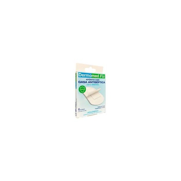 Dermomed Fix Aposito con Gasa Antiseptica 6 Unid