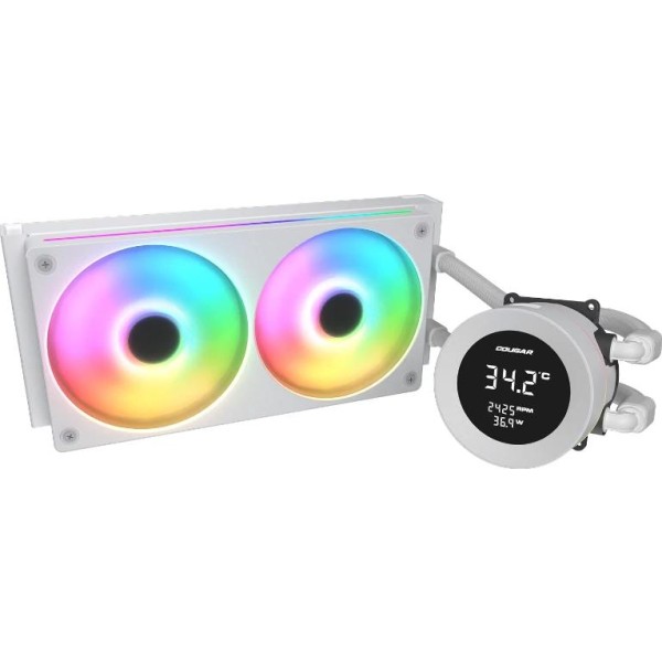 Cougar ref. liquid.poseidon vistek argb 240 white